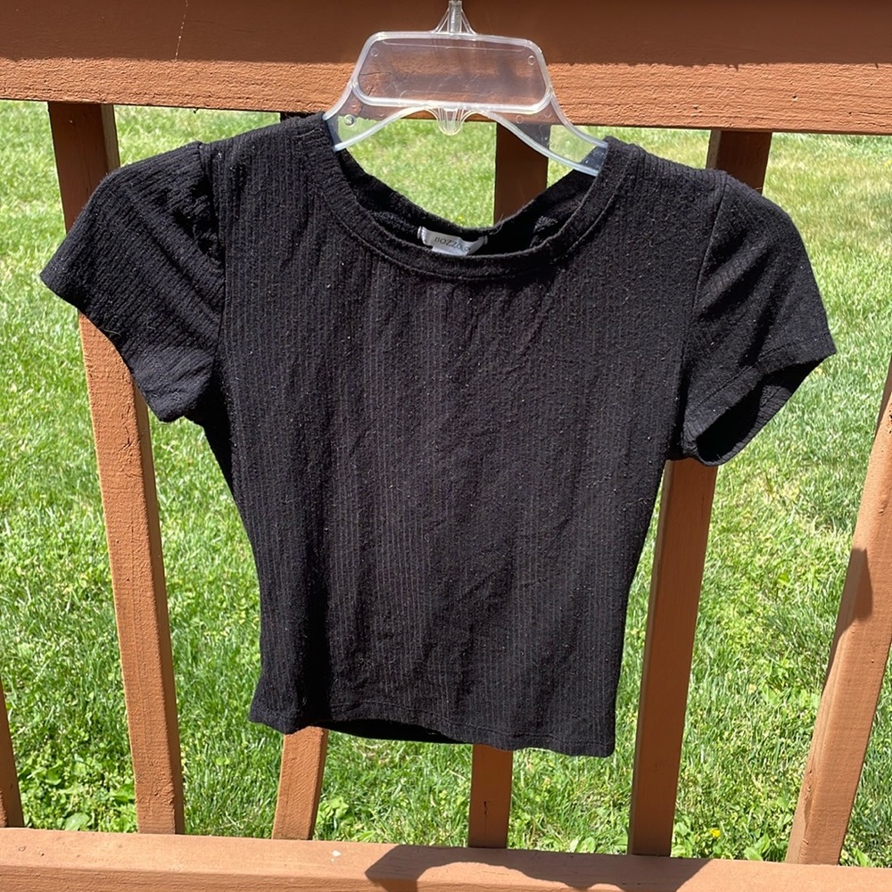 Bozzolo ribbed crop top